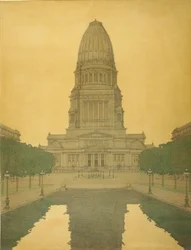 Plan von Chicago - Bürgerzentrum